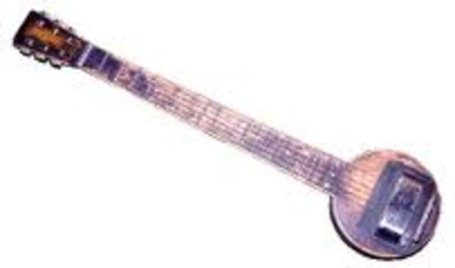The first electric guitar.