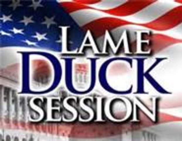 lame duck sessions
