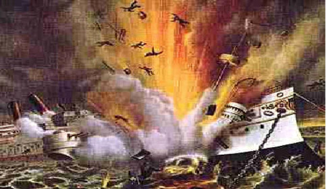 Explosion of the U.S.S Maine