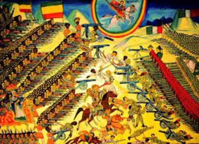 Ethiopians Defeat the Invading Italians at the Battle of Adwa