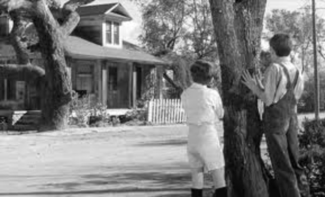 Nathan Radley Fires a Gun