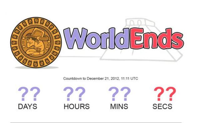 December 21,2012 End Of The World