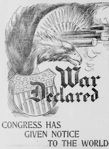 america declairs WAR