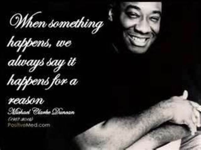 Michael Clarke Duncan Died From a Heart Attack