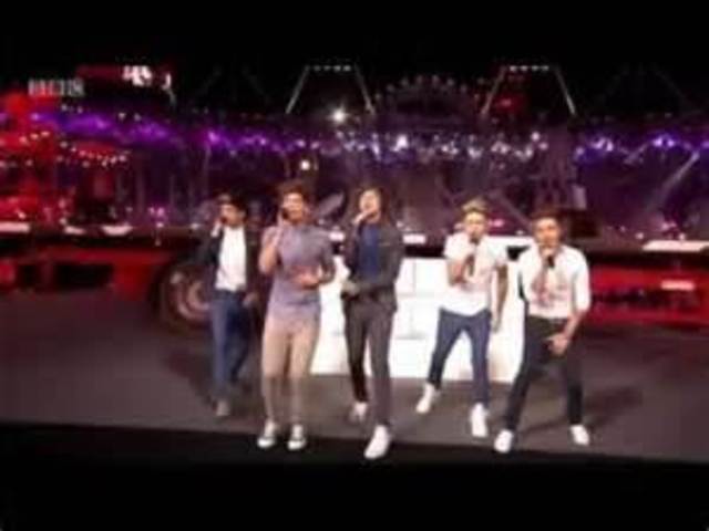 One Direction Preformed at the Closing Ceremony of the Olympics