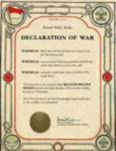 Hitler invades poland as a result France and Great Britian declare war on Germany