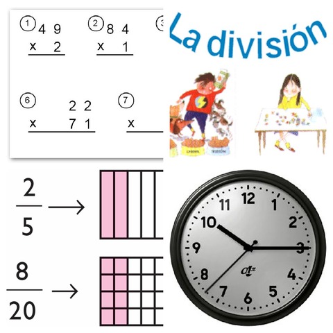 Temas de mateticas para niños de 7 años