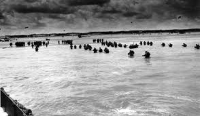 D-Day invasion of France at Normandy by Allies