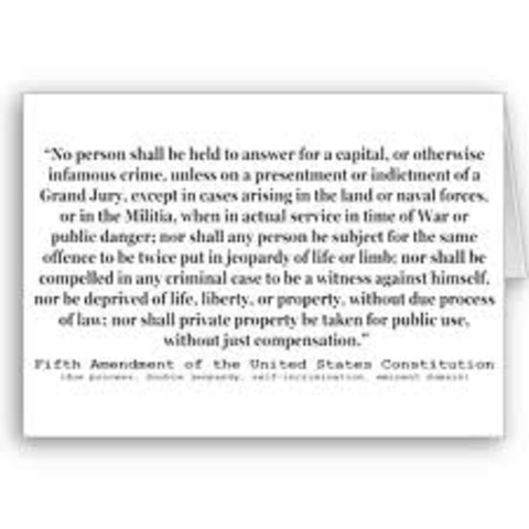 5th amendment