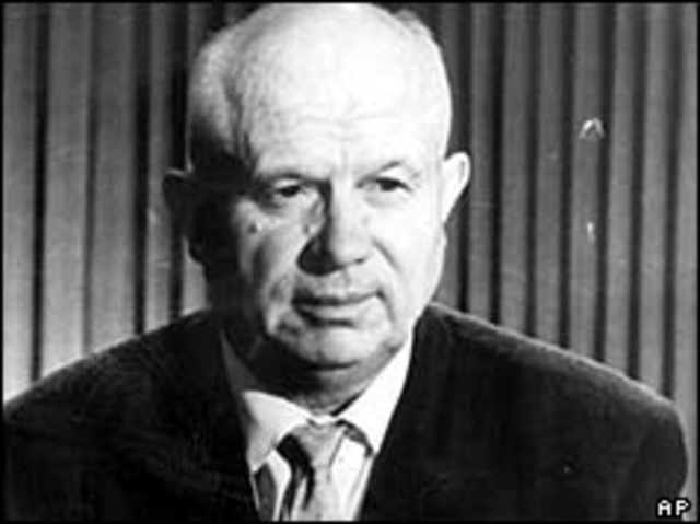 Khrushchev denounces Stalin