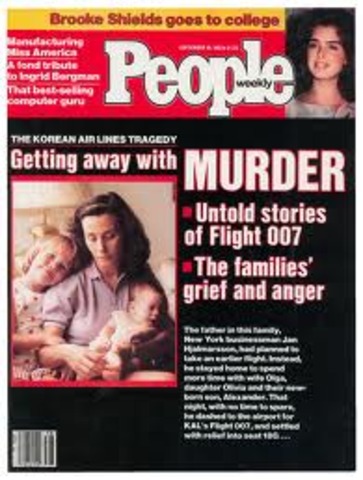 USSR shot down Korean Air Lines Flight 007