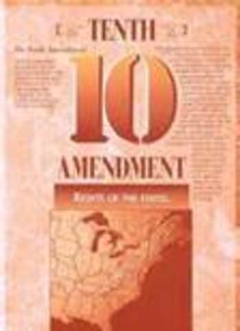 Limits the power of the Federal government