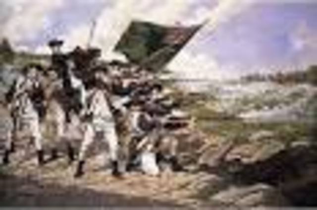British victory at the Battle of Long Island