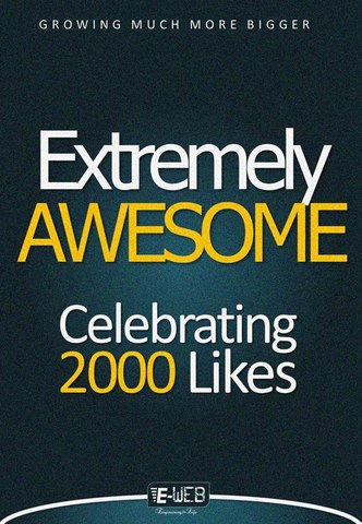 Celeberating 2000 fans