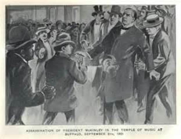 McKinley assassinated: Theodore Roosevelt becomes president