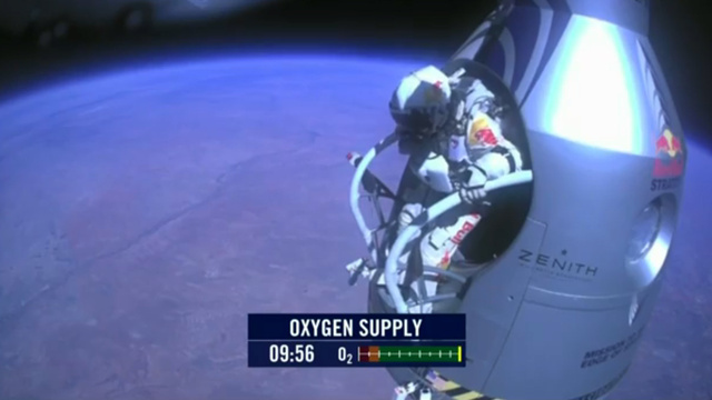 Felix Baumgartner Went Skydiving Down From Space