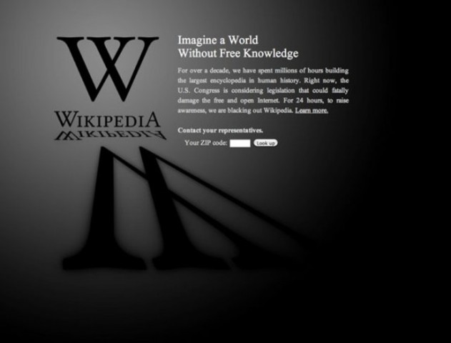 Internet Protest Against Piracy Bills