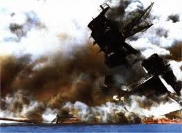 Japanese attack Pearl Harbor