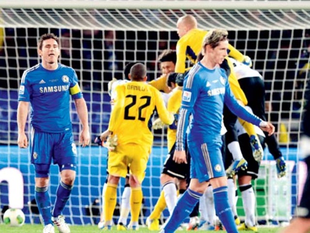 Corinthians defeat chelsea 1-0 to win the 2012 Fifa world cup