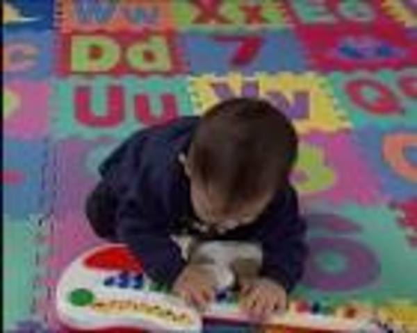 intellectual loves to bang toys together