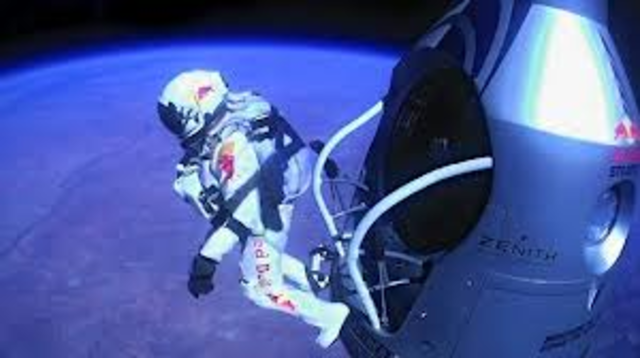 Man Skydives From Space