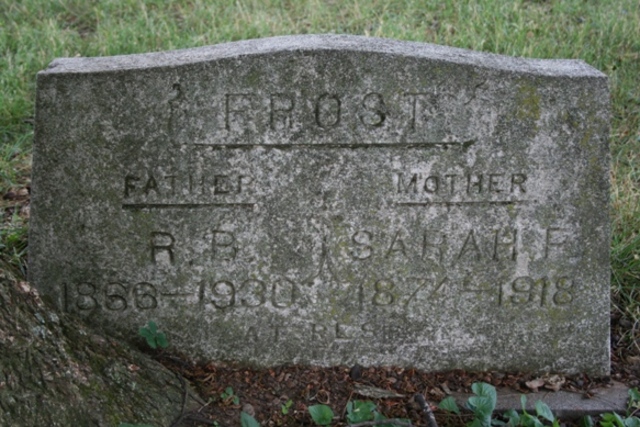 Robert Frost's Father Dies