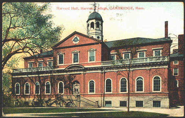 Enters Harvard University