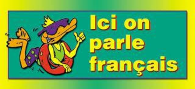 Francais est la langue officiel