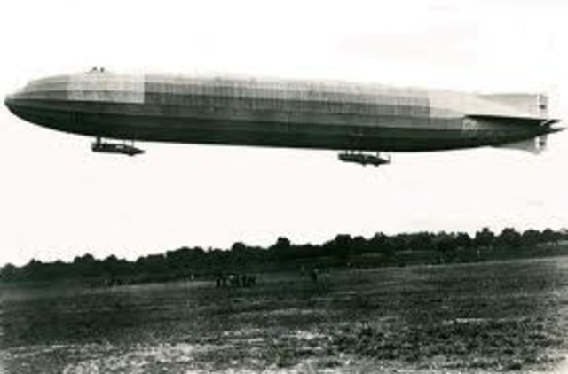 The first Zeppelin raid on Britain took place