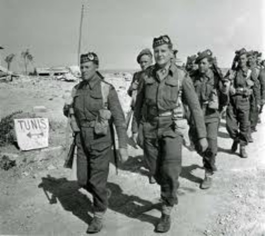 The Eighth Army reached Benghazi