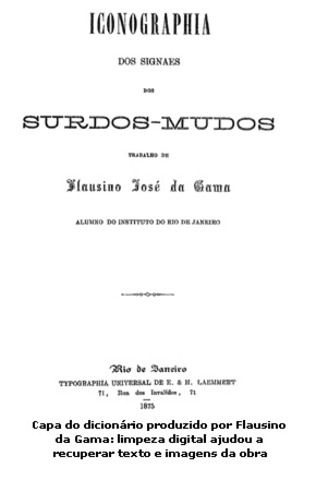 PRIMEIRO DICIONÁRIO DE LÍNGUA DE SINAIS NO BRASIL