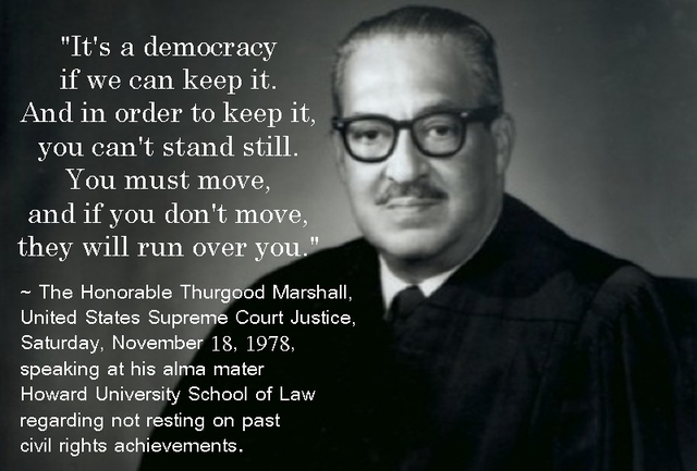 Thurgood Marshall becomes First African American Justice on Supreme Court