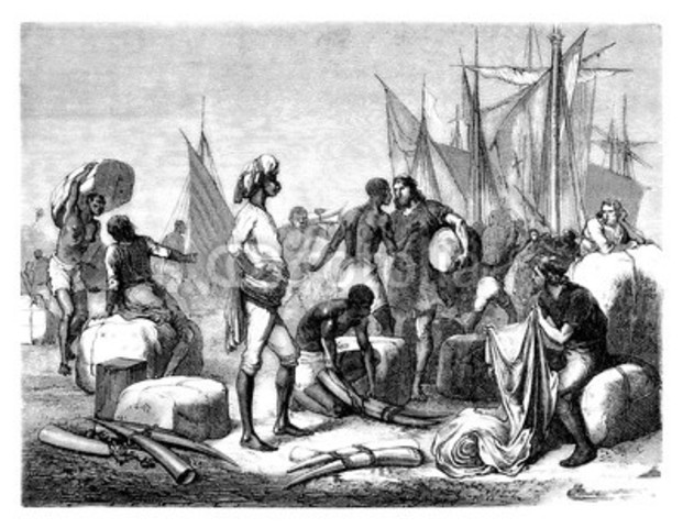 European trade with Africa becomes well established