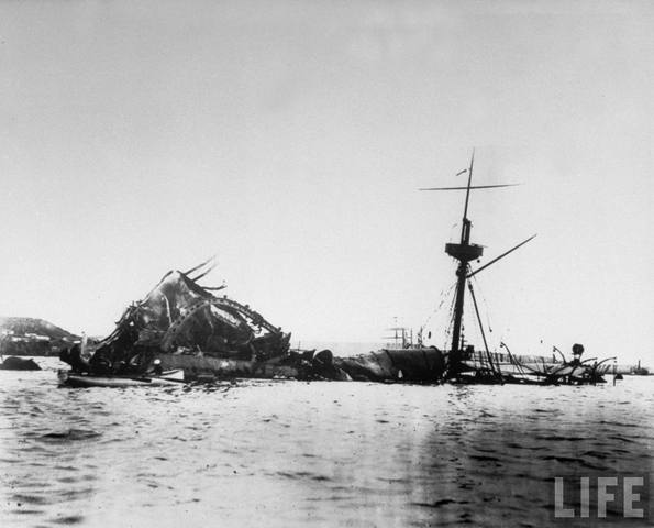 The sinking of the U.S.S. Maine