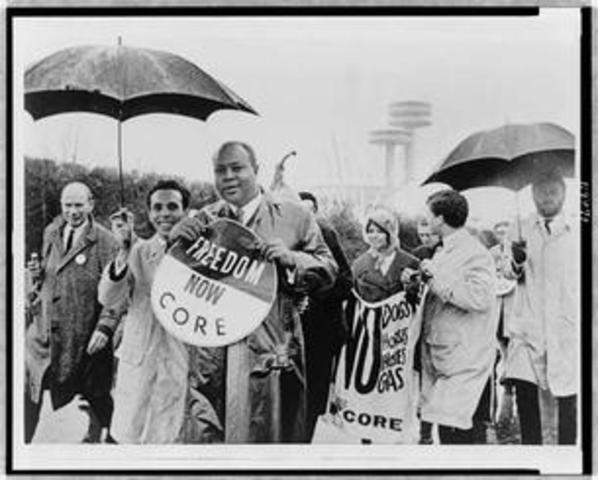 CORE (Congress of Racial Equality) sends 16 men on a trip of reconciliation