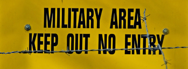 Military area
