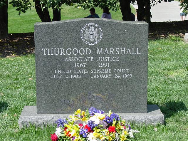 Thurgood Marshall when he was dead