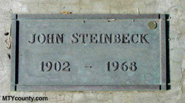 John Steinbeck was burried in the Garden of Memories