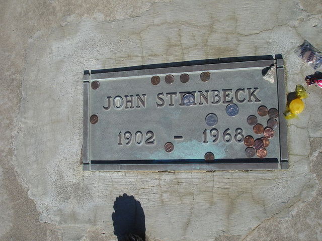 Sadly John Steinbeck died