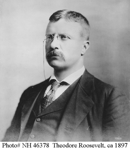 Navy's Assistant Secretary, Theodore Roosevelt