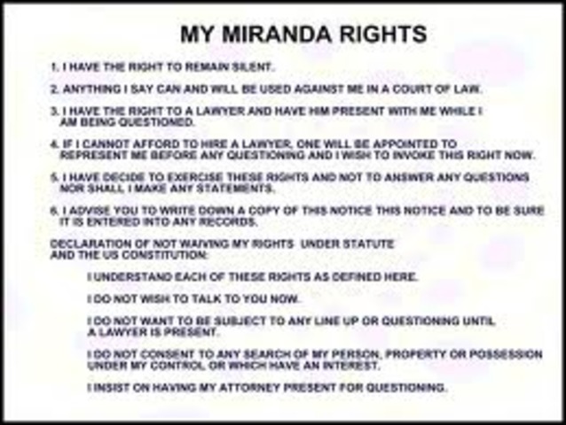 Miranda Rights