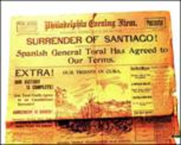 The Spanish surrender