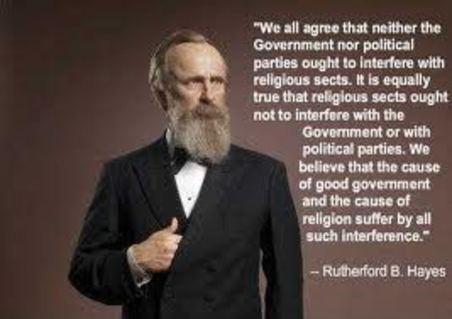 Election of Rutherford B. Hayes