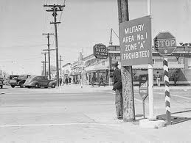 Military Areas 1 and 2 created