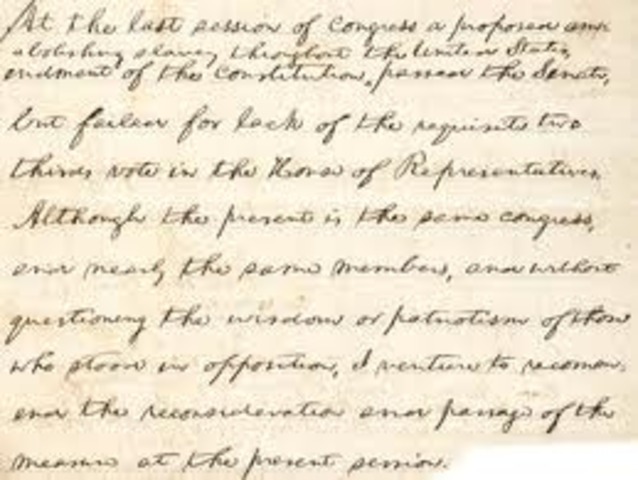 13th Amendment Ratified