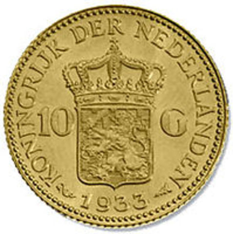 Nederland verlaat gouden standaard