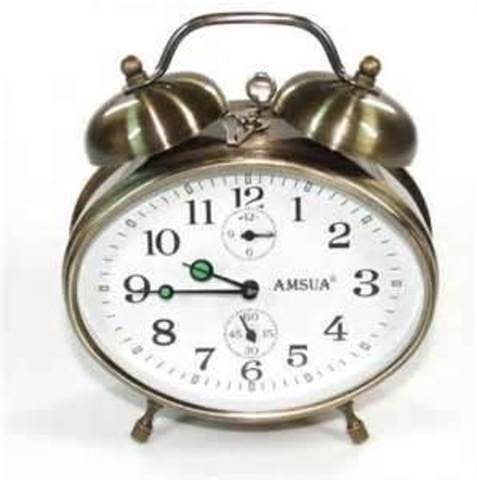 First Mecanical Alarm Clock