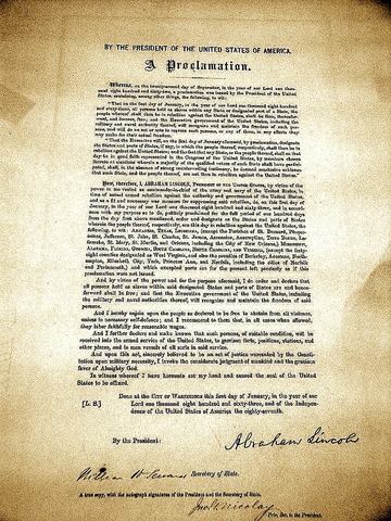 Issued the Emancipation Proclamation