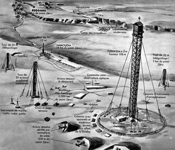 France Tests Gerboise Bleue