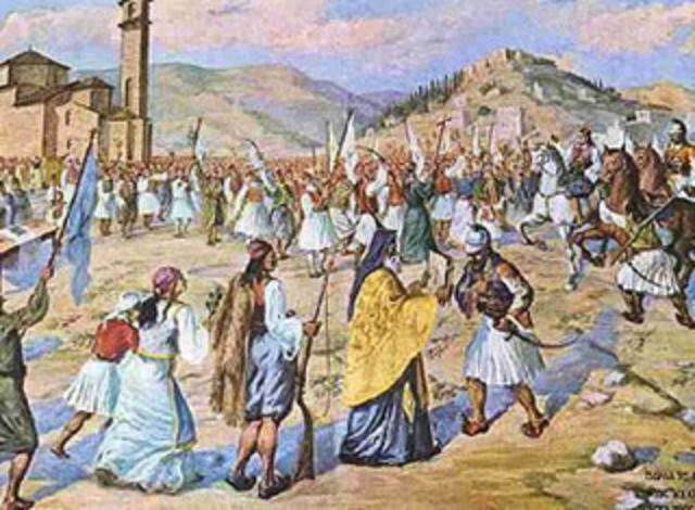 Οι Έλληνες επαναστάτες καταλαμβάνουν την Καλαμάτα